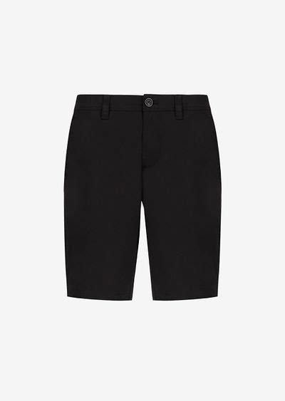 armani cotton chino shorts.